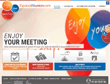 Tablet Screenshot of espacesreunion.com